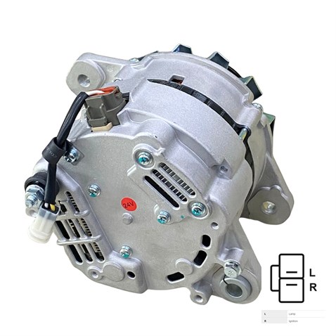 24V ALTERNATÖR DİNAMO MITSUBISHI TİPİ 80 A (L-R) (KLİMALI) MITSUBISHI CANTER/PRENSES/SAFIR
