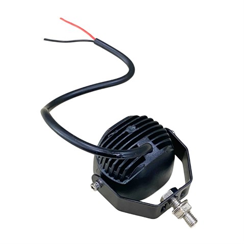 12V-80V LED SPOT LAMBA MERCEKLİ (KIRMIZI OVAL ÇİZGİ) (62*52 MM) FORKLİFT 