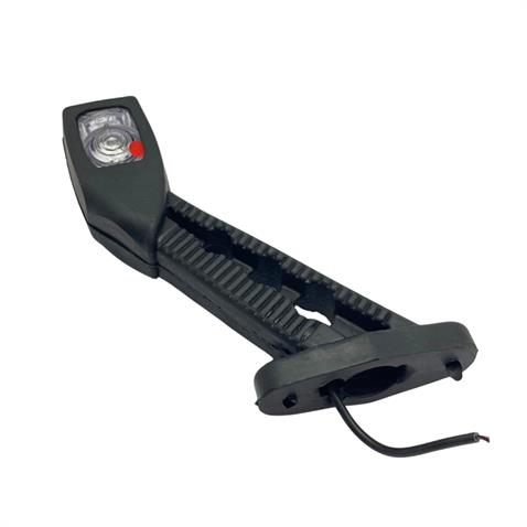 12V-24V DORSE DIŞ İŞARET BOYNUZ TAKOZ LAMBASI UZUN EĞRİ (LEDLİ) (SARI-KIRMIZI-BEYAZ)