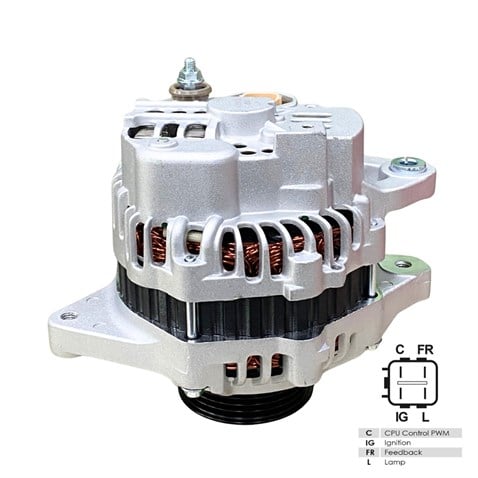 12V ALTERNATÖR DİNAMO 80 A (C-IG-FR-L) (4 FİŞ) HONDA CITY/CIVIC/JAZZ