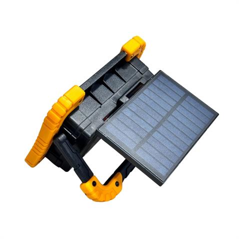 LAMBADA SOLAR 12V COB LEDLİ EL PROJEKTÖRÜ GÜNEŞ ENERJİLİ-ŞARJLI USB ÇIKIŞLI