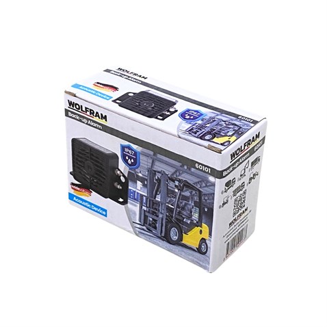 WOLFRAM 9V-48V GERİ VİTES KORNASI FORKLİFT KARE (105 ± 3 dB) CE BELGELİ