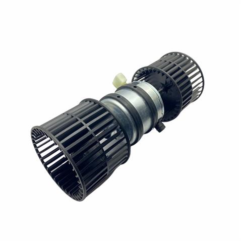 24V KALORİFER MOTORU (ÇİFT MİLLİ-PERVANELİ) İŞ MAKİNASI