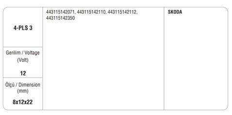 MEGA MARŞ KÖMÜRÜ SKODA (4 AD)