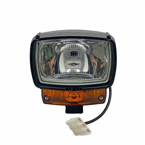 SİM ÇALIŞMA LAMBASI-FARI (SİNYALLİ) (ÇİZGİLİ CAM) FORKLİFT-İŞ MAKİNASI