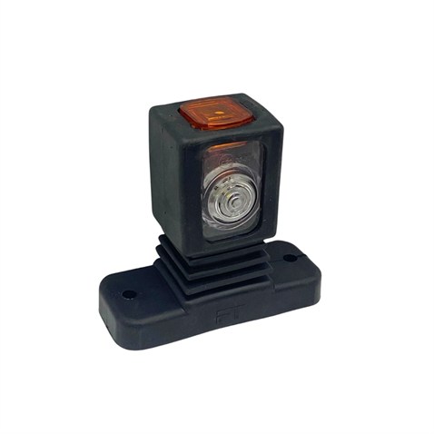 12V-24V DORSE DIŞ İŞARET BOYNUZ LAMBASI LEDLİ KISA DÜZ (LEDLİ) SARI-KIRMIZI-BEYAZ