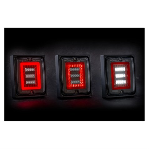 FRISTOM 12V-30V STOP LAMBASI (NEON LEDLİ) (3 FONKSİYONLU) (132*109 MM) E9