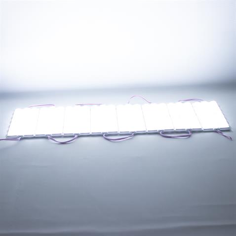 12V MODUL LAMBA 18-LEDLİ BEYAZ (CAMLI) (137*57 MM)
