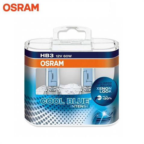 OSRAM 12V HB3 AMPUL 65W 4200K (GÜN IŞIĞI) +%20 PARLAK IŞIK COOL BLUE INTENSE  (2 AD)