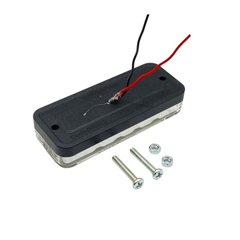 12V-24V YAN PARK LAMBASI DORSE SİDE MARKER BEYAZ (8 LEDLİ) (100*40 MM)