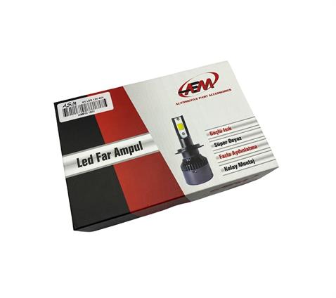 12V-24V H1 COB LED XENON FAR AMPUL SETİ 6000K 8000 LÜMEN CANBUS