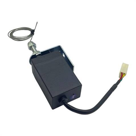 24V STOP SELENOİDİ (HALATLI) (3 FİŞ) (ÇEKMELİ) JENERATÖR-MARİN