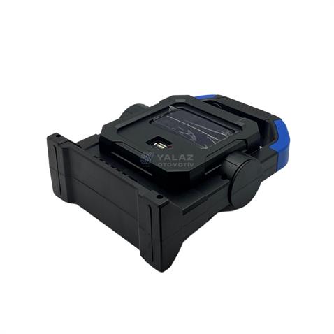 KAMP LAMBASI-FENERİ LEDLİ (FONKSİYONLU) (USB ŞARJLI-GÜNEŞ ENERJİLİ) (200*140 MM)