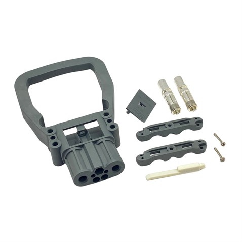 ELEKTRİKLİ FORKLİFT AKÜ SOKETİ 160 A (35 MM/50 MM) (DİŞİ BÜYÜK)