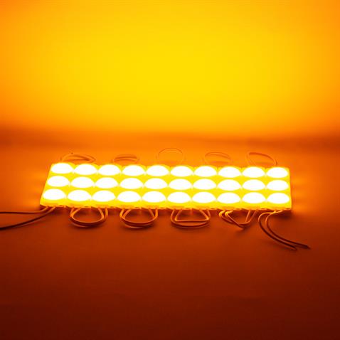 24V PARMAK LAMBA 3-LEDLİ SARI (94*20 MM)