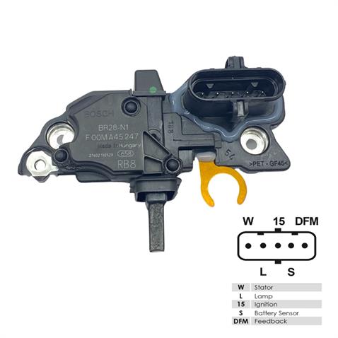 BOSCH 24V KÖMÜRLÜ KONJEKTÖR F00M (W-L-15-S-DFM) DAF-VOLVO