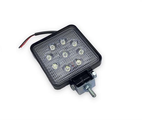 10V-30V ÇALIŞMA LAMBASI KARE (9 X 3W POWER LEDLİ) (106*106 MM)