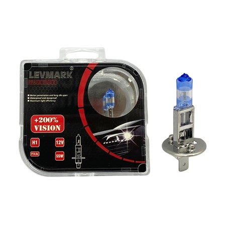 12V H1 AMPUL 55W +%200 FAZLA IŞIK (2 AD)