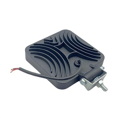 12V-110V ÇALIŞMA LAMBASI KARE (9 X 3W POWER LEDLİ) (108*108*28 MM)
