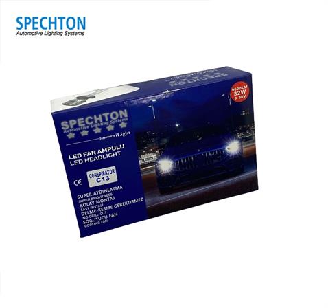 SPECHTON 9V-24V H4 CSP LED XENON FAR AMPUL SETİ 6000K 10000 LÜMEN 45W CANBUS