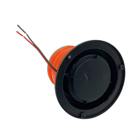 WOLFRAM 12V-24V ÇAKAR TEPE LAMBA 12 LEDLİ MIKNATISLI KABLOLU SARI (130*95 MM) E9