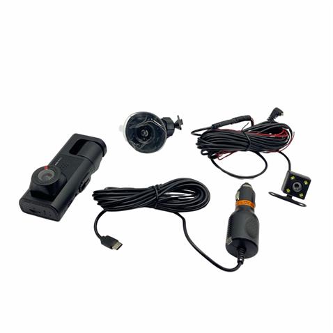 ARAÇ İÇİ YOL KAYIT KAMERASI EKRANLI 1080 HD (ÖN-ARKA KAMERALI/GECE GÖRÜŞLÜ/İÇ-DIŞ) (32 GB) Wİ-Fİ