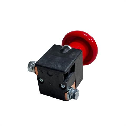 48V ELEKTRİKLİ ACİL STOP BUTONU 125 A İTMELİ-ÇEKMELİ
