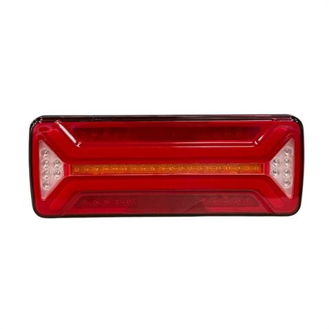24V STOP LAMBASI (NEON LEDLİ-KAYAR SİNYALLİ) (4 FONKSİYONLU) (365*130*40 MM) E BELGELİ