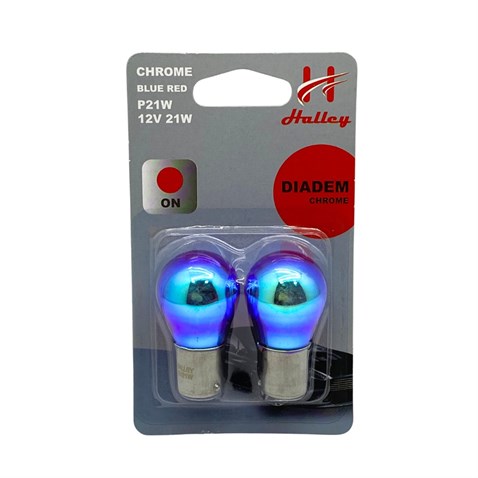HALLEY 12V 93 AMPUL 21W DİADEM KIRMIZI DÜZ TIRNAK (2 AD) ITALY
