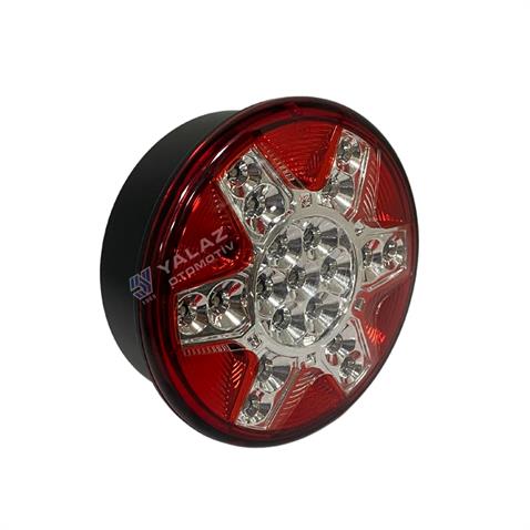 FARPLAS 24V SİNYAL LAMBASI LEDLİ (YUVARLAK) GÜLERYÜZ COBRA-MITSUBISHI-OTOKAR-TEMSA (122 MM)