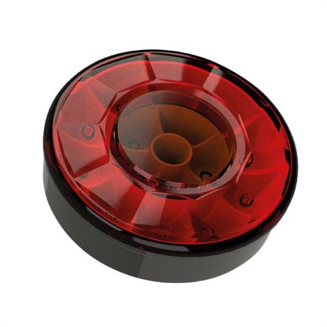 12V-24V STOP LAMBASI YUVARLAK (LEDLİ) (3 FONKSİYONLU) (KIRMIZI-SARI) (110*35 MM)