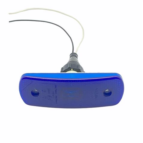 12V-24V YAN SİNYAL LAMBASI SİDE MARKER (LEDLİ) (MAVİ) (104*36 MM)