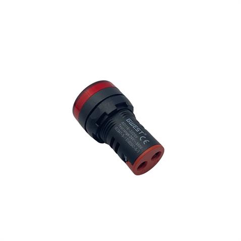 24V-550V DİJİTAL VOLTMETRE (LEDLİ) (22/29.5 MM) KIRMIZI