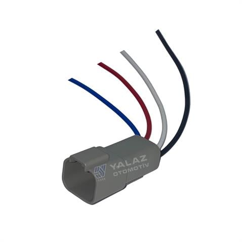 DEUTSCH KONNEKTOR ERKEK (4 FİŞ) (KABLOLU) İŞ MAKİNASI