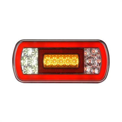 12V STOP LAMBASI (NEON LEDLİ) (4 FONKSİYONLU) (KABLOLU) (220*100*50 MM) E9