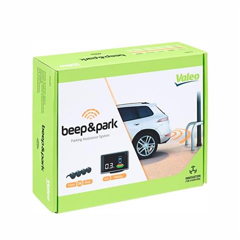VALEO PARK SENSÖRÜ SES İKAZLI (EKRANLI 88*52 MM) (18.8 MM OEM TİPİ) SİYAH