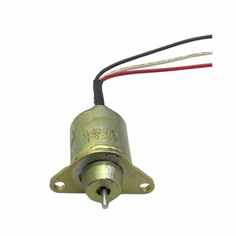 24V STOP SELENOİDİ (KAYIK KULAK) (KÜÇÜK TİP) (DÜZ MİL 12 MM) HYUNDAI