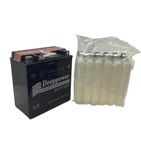 DEEPPOWER 12V 14 AH MOTOSİKLET AKÜSÜ 230 A (EN) (150*87*163)