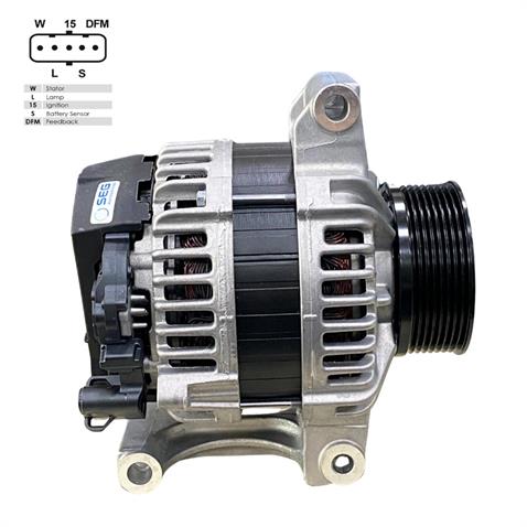 SEG 24V ALTERNATÖR DİNAMO 150 A (5 FİŞ SOKETLİ) (W-L-15-S-DFM) MERCEDES ATEGO/ACTROS/AROCS/AXOR