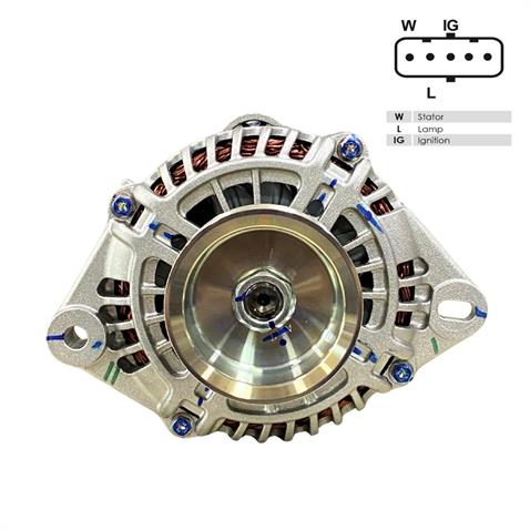 MITSUBISHI 24V ALTERNATÖR DİNAMO 130 A (5 FİŞ SOKETLİ) (W-L-IG . .) FORD CARGO OEM