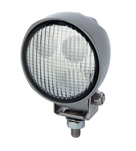 HELLA 12V-24V ÇALIŞMA LAMBASI 4-LEDLİ YUVARLAK METAL GRİ (80 MM)