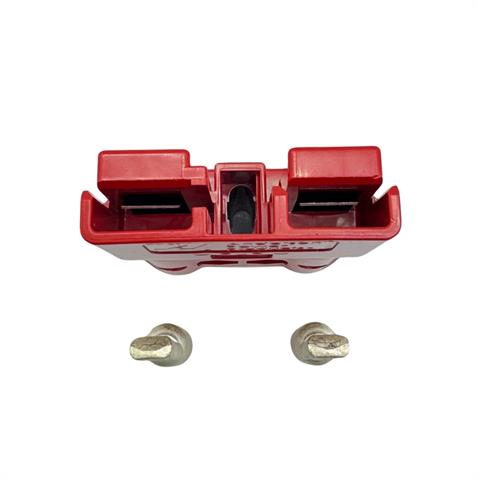 36V-150V ELEKTRİKLİ FORKLİFT AKÜ SOKETİ 160 A (35 MM/50 MM) (KIRMIZI) (SBE160) (ÇAP:71 BOY:92 MM)