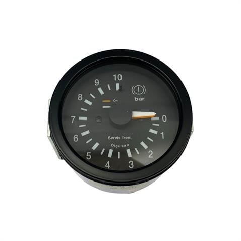 ÖLÇÜSAN HAVA SAATİ 10 BAR MEKANİK (ÇİFT REKORLU BORULU TİP) (ÇİFTLİ) (ÖN-ARKA) (80 MM)