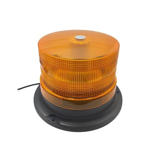 DEMMON 12V-24V ÇAKAR TEPE LAMBA 60 LEDLİ MIKNATISLI ÇAKMAK FİŞLİ SARI(135*200 MM)