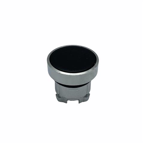 SCHNEIDER BUTON KAFASI (KROM ÇERÇEVELİ SİYAH) (22 MM)
