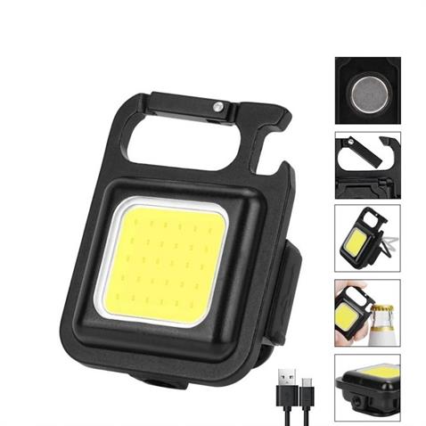 MİNİ EL FENERİ-ANAHTARLIK LEDLİ (FONKSİYONLU) (USB ŞARJLI) (MIKNATISLI-ASKILI-AYAKLI) 