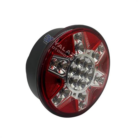 FARPLAS 12V PARK-STOP-SİNYAL LAMBASI LEDLİ (YUVARLAK) (122 MM) UNIVERSAL