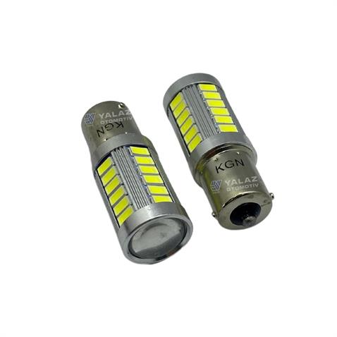12V-24V 93 AMPUL 33 LEDLİ BEYAZ 6000K (MERCEKLİ) CB (2 AD)