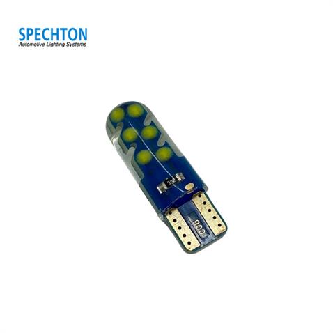 SPECHTON 12V DİPSİZ AMPUL T10 12 LEDLİ  SİLİKONLU BEYAZ (1 AD)