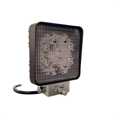 DEMMON 10V-30V ÇALIŞMA LAMBASI KARE (9 X 3W POWER LEDLİ) (108*108 MM) E9
